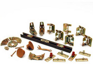 72" Bifld Dr Hdw Set