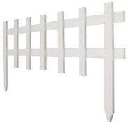 18x3 Wht Picket Fence