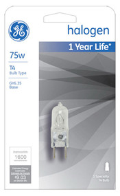 Ge 75w T4 Qtz Halo Lamp