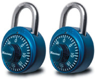 2pk Comb Color Padlock