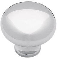 1-1/4" Chr Rnd Knob
