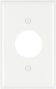 Wht 1g Sgl Wall Plate