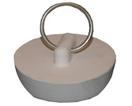 1-7/8" Wht Sink Stopper
