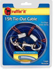 15' Blu Lw Dog Tieout