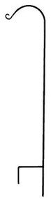 64" Blk Sgl Shep Hook