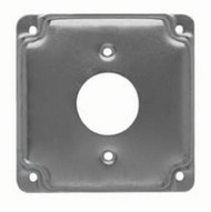 4" Sq Sgl Recep Cover