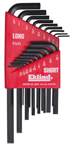 18pc Comb Hex-l Key Set