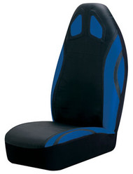 Blk/blu Buck Seat Cover