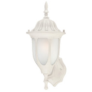 1lgt Wht Wall Lantern