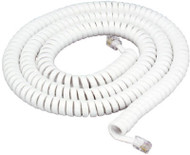 25' Wht Handset Cord