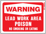 9x12lead Work Area Sign