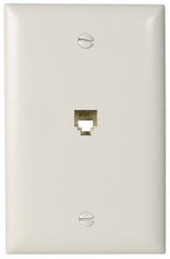 Wht 1g Rj11 Wall Plate
