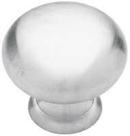 1-1/4" Sat Chr Rnd Knob