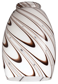2-1/4" Choc Glass Shade