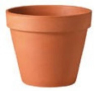 8" Tc Std Clay Pot