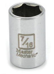 Mm1/4dr 7/16 6pt Socket