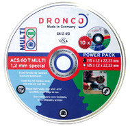 10pk 4.5" Mul Cut Wheel