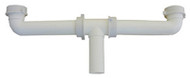 1-1/2x16 Wht Ctr Drain