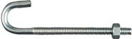 1/4x4 Zinc J Bolt