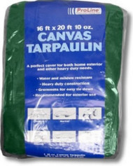 12x16 10oz Grn Canvtarp