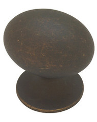 1-3/8"brz Football Knob
