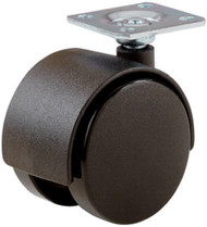 2pk 2" Blk Swiv Caster