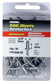 50pk Med Alu Rivet