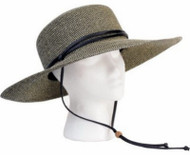 Wmns Blk/wht Wide Hat