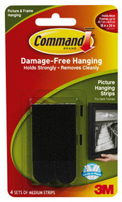 Med Blk Pict Hang Strip