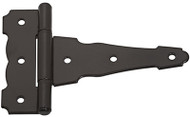 4" Blk Orn Rev T-hinge