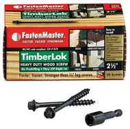 50pk 2-1/2"timber Screw