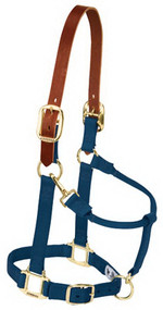 1" Sm Navy Break Halter