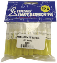 25pk 20x3/4 Poly Needle