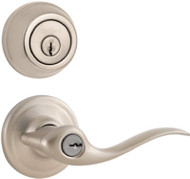 Ni Lev/sgl Cyl Deadbolt