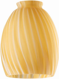 4-3/4"swirl Glass Shade