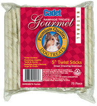 75pk 5" Wht Twist Stix
