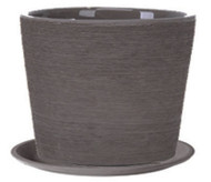 8.47" Brn Cyl Planter