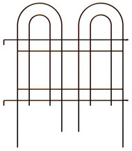 36x42brz Dbl Arch Fence