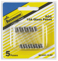 5pk 15a Ferrule Fuse