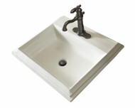 Wht Rect Drop Lavatory