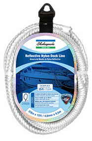3/8x15 Wht Dock Line