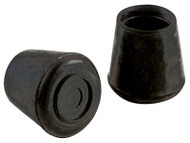 2pk 1-1/2" Blk Leg Tip