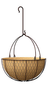 14" Rust Farmhou Basket