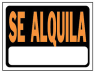8.5x12 Se Alquila Sign