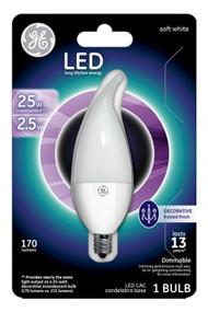 Ge 3w Wht Cac Bulb