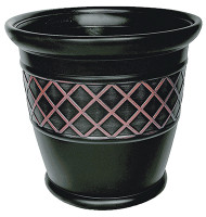 18" Brn Lattice Planter