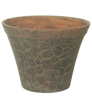 20" Brn Crackle Planter