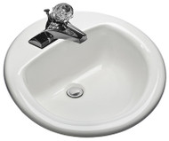 Wht Self Rim Lavatory