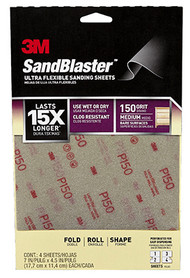 4pk 150g Sandpaper