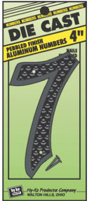 4" Blk Alu Number 7